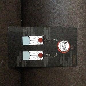 Demon Slayer earrings, brand new